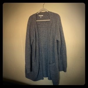 French connection gray boyfriend style cardigan